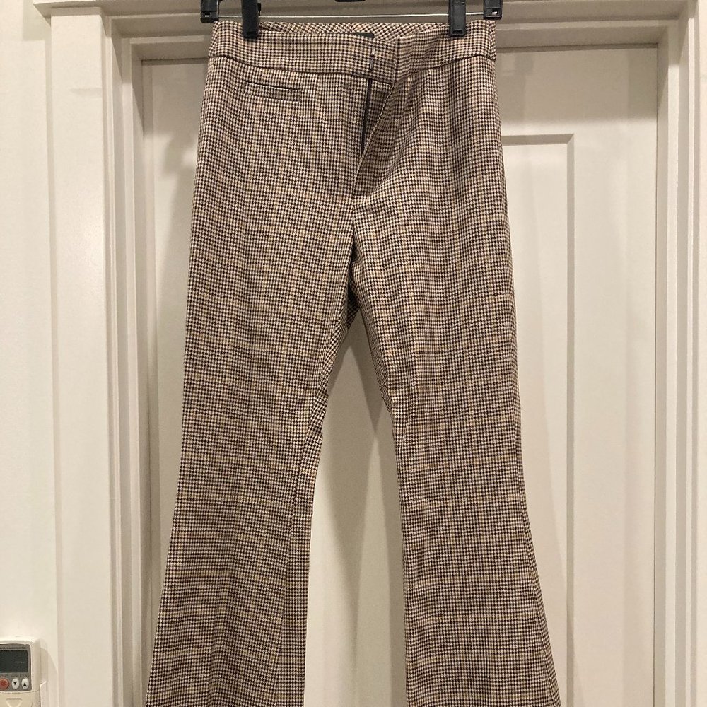 Banana Republic Sloane Flare Pants Plaid
